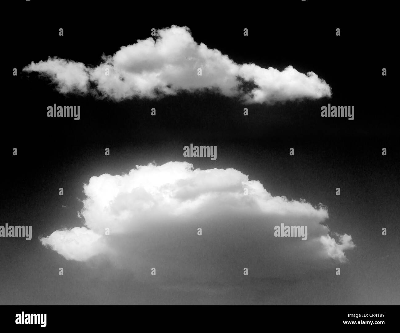 Les feux de forêts lointaines et des vents forts créer des formations nuageuses inhabituelles au coucher du soleil dans le Colorado, USA Banque D'Images