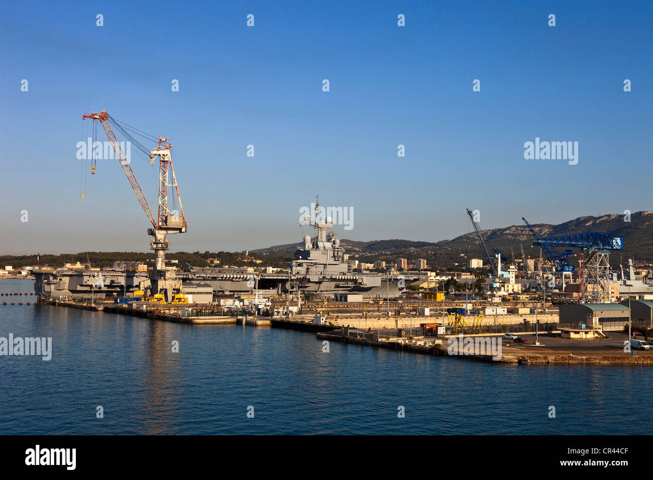 France, Var ( 83 ), Toulon, la base navale ou de l'Arsenal Banque D'Images