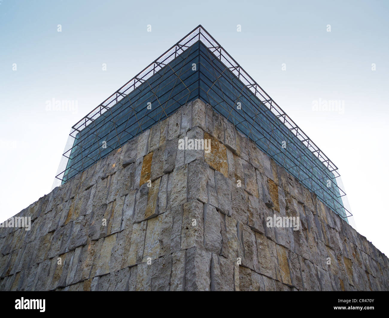 Synagogue Ohel Jakob, la nouvelle grande synagogue de la communauté juive de Munich, Jakobsplatz square, Munich, Germany, Europe Banque D'Images