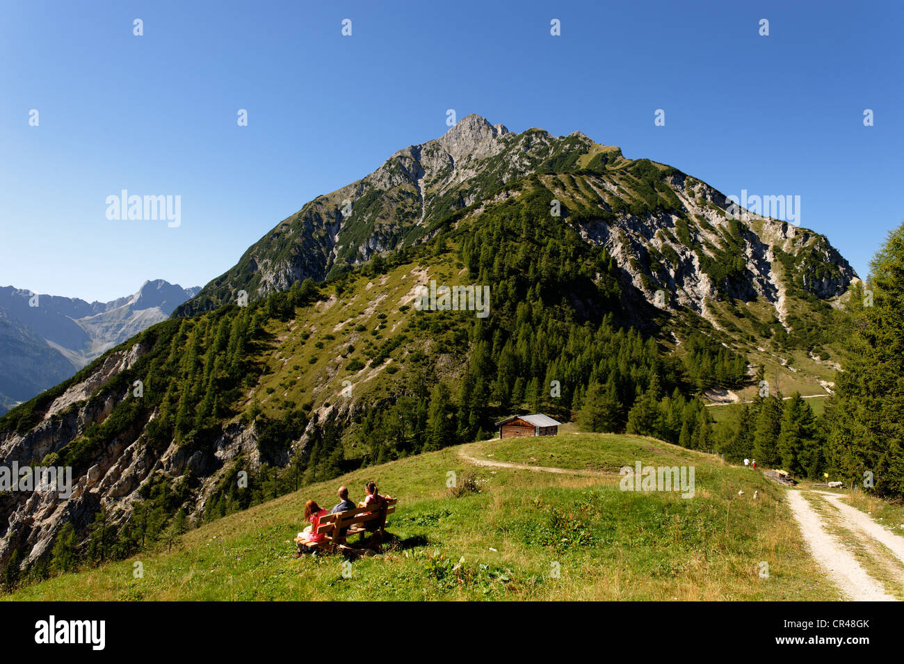 Feilkopf Mt près de Pertisau sur le lac Achensee Karwendel, éventail, Tyrol, Autriche, Europe Banque D'Images