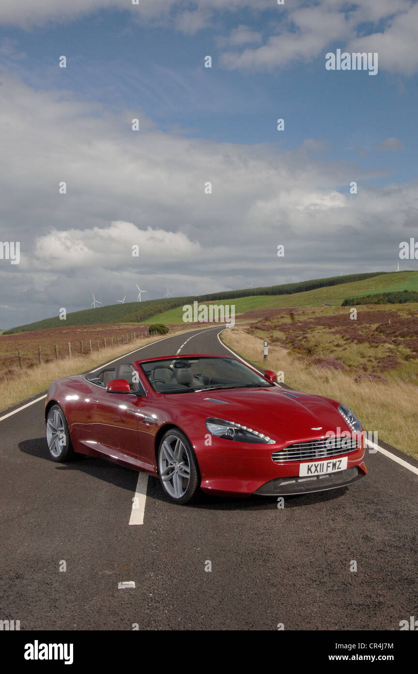 Aston Martin Virage (2010) La voiture super convertible Banque D'Images