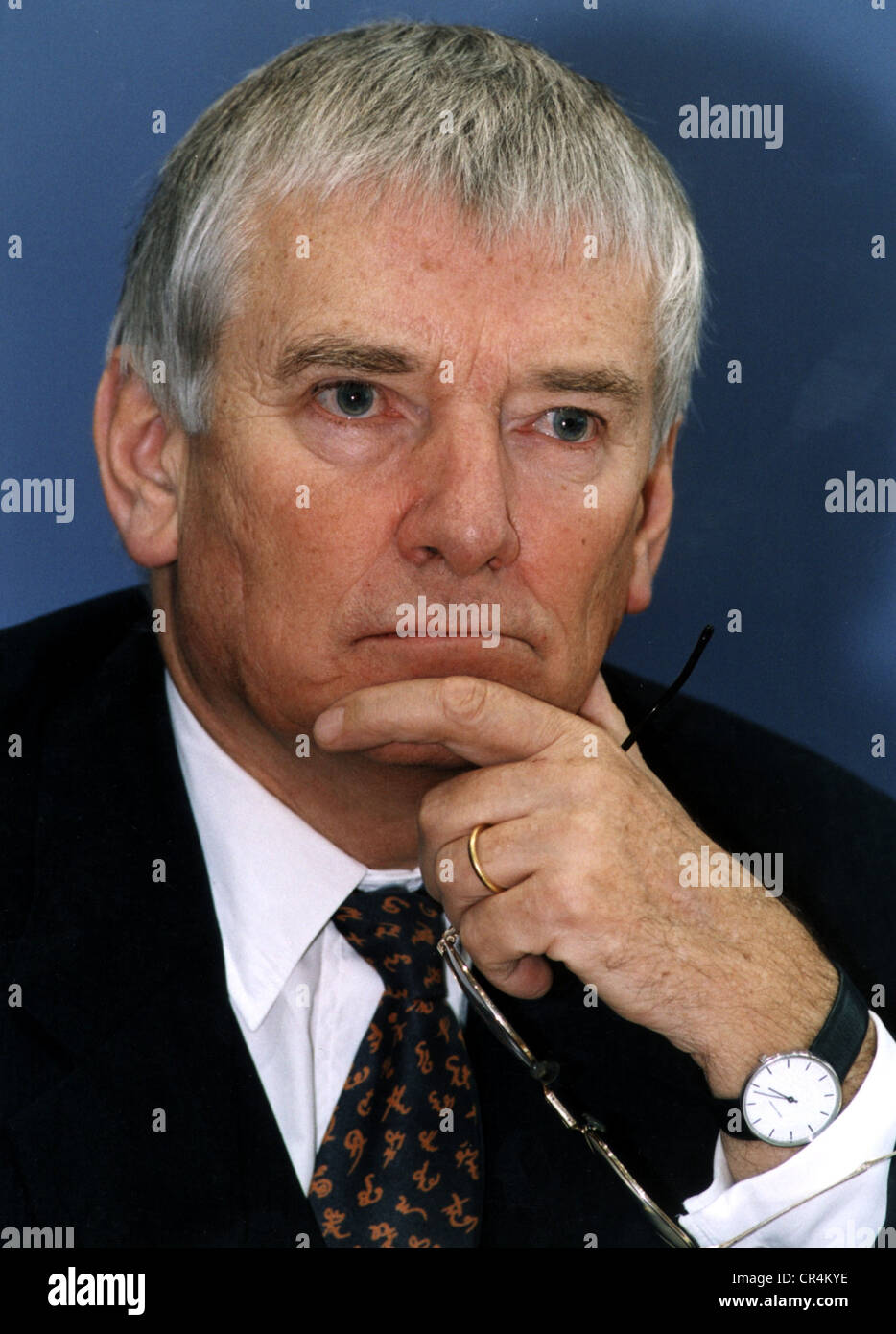 Otto Schily, 20.7.1932, *, homme politique allemand (SPD), le ministre de l'intérieur, 1998 - 2005, portrait, 2000, Banque D'Images