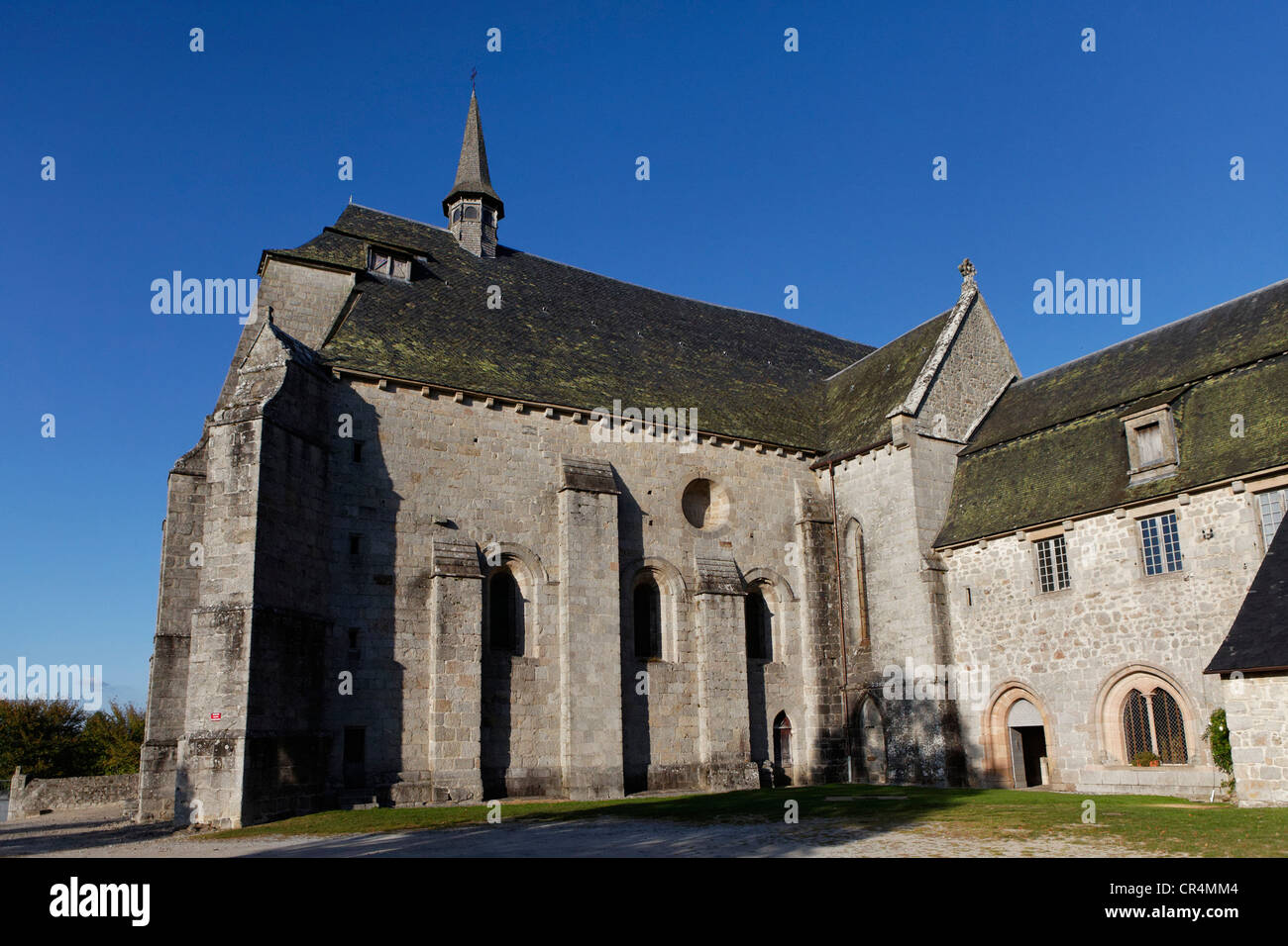 Eglise de Saint Michel des Anges, Saint Ange, Parc Naturel Régional de Millevaches en Limousin, Parc Naturel Régional de Millevaches Banque D'Images