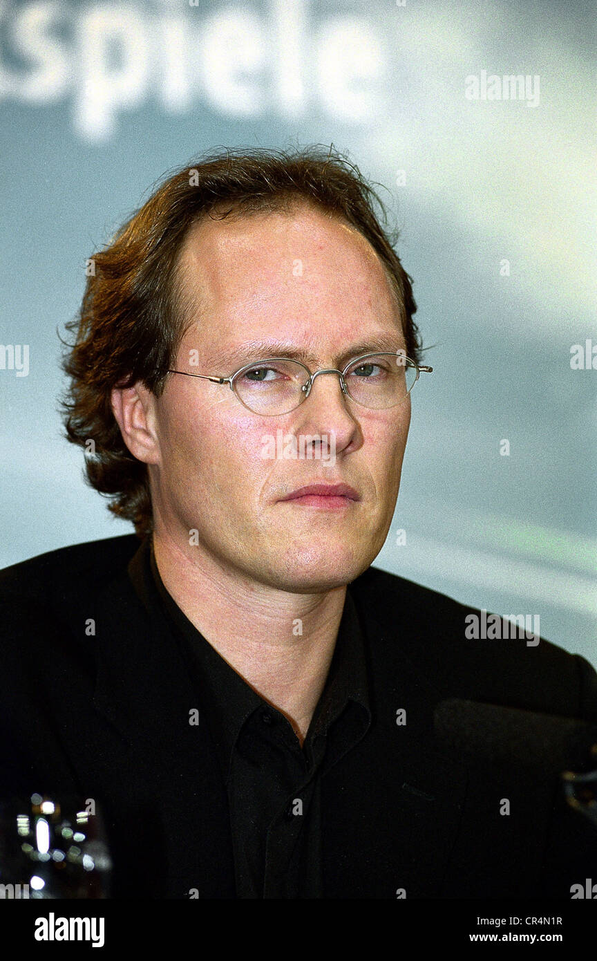 Klein, Andreas, producteur de films allemand, portrait, Festival international du film, Berlin, 8.2.2001, Banque D'Images