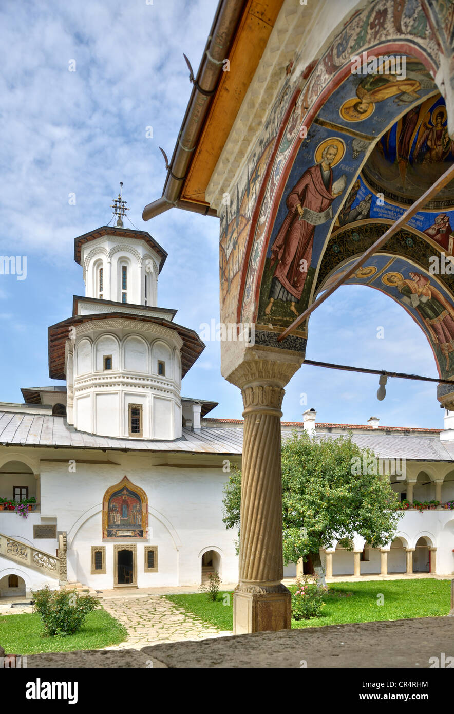 Monastère de Horezu, Roumanie, Europe Banque D'Images