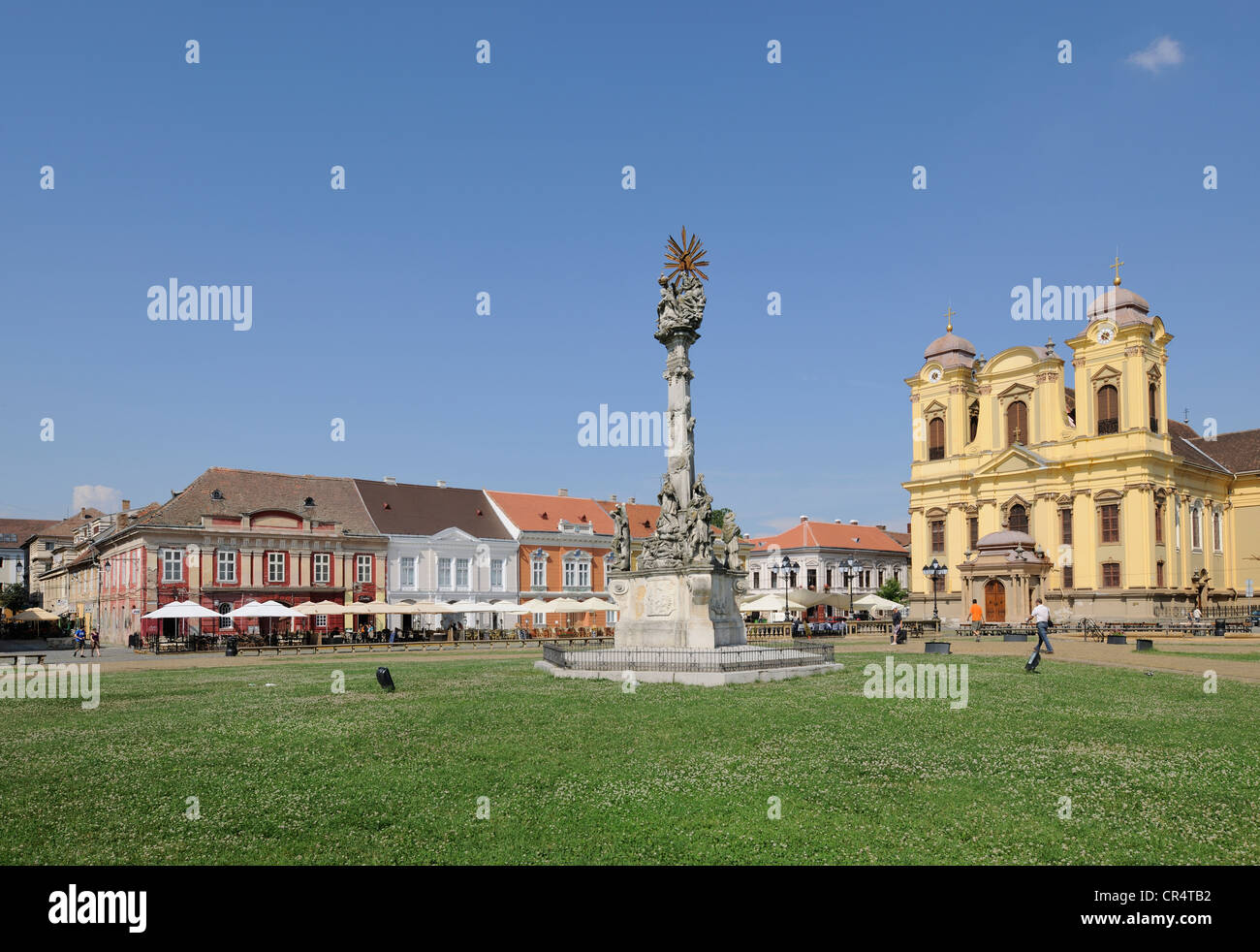Cathédrale catholique romaine de Timisoara, Timisoara, Banat, Roumanie, Europe Banque D'Images