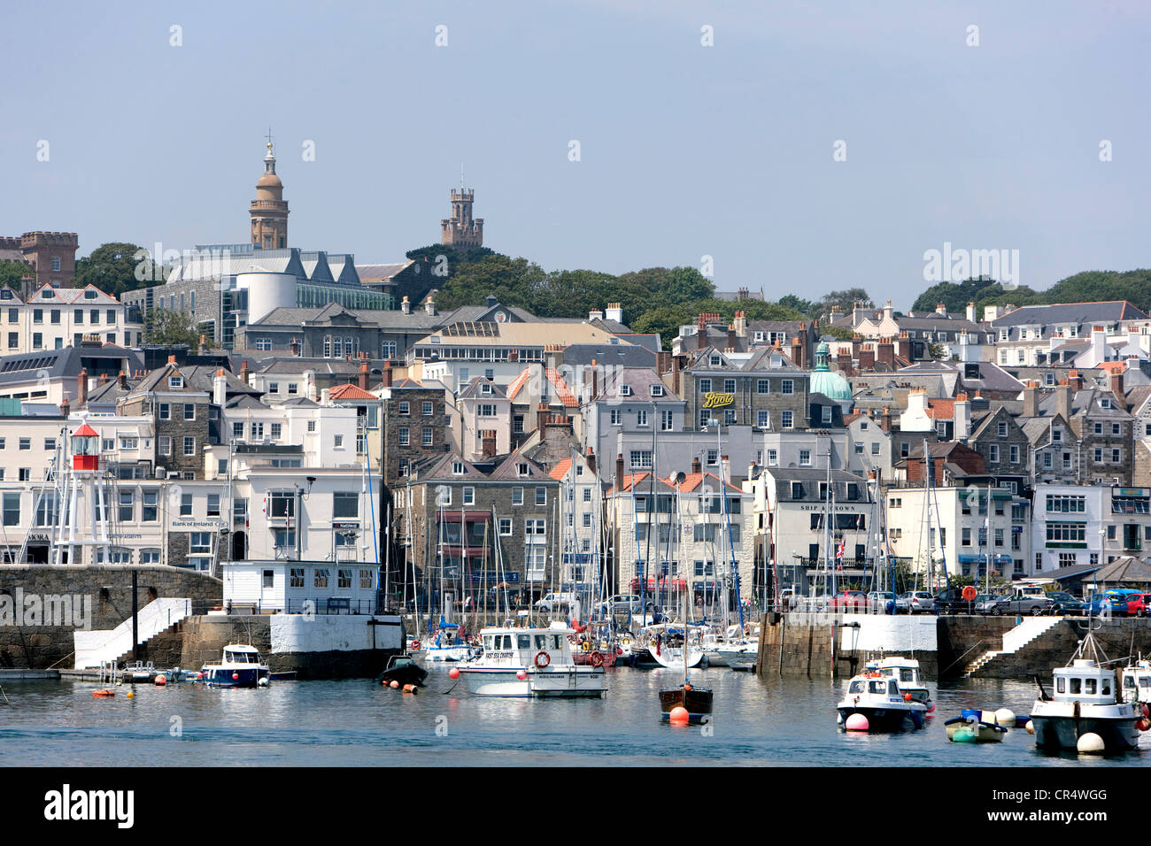 Royaume-uni, Channel Islands, Guernesey, Saint Peter Port Banque D'Images