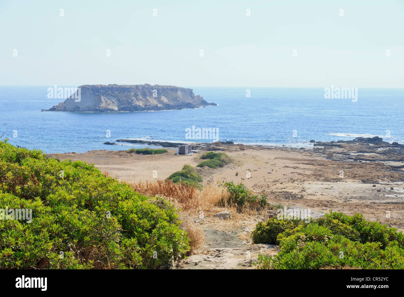 L'île Geronisos, Agios Georgios, district de Paphos, Chypre Banque D'Images