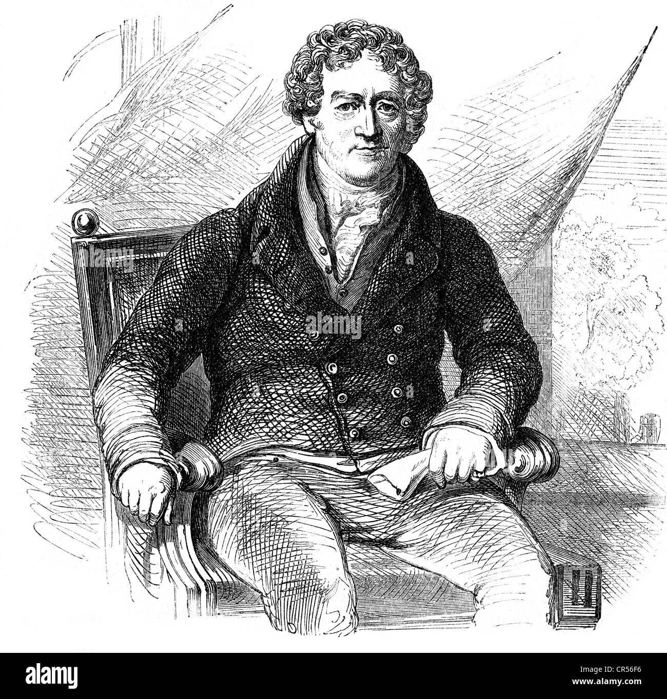 Peel, Robert, 5.2.1788 - 2.7.1850, politicien britannique (conservateur), Premier ministre 1834 / 1835 et 1841 - 1845, demi-longueur, gravure contemporaine en bois, Banque D'Images