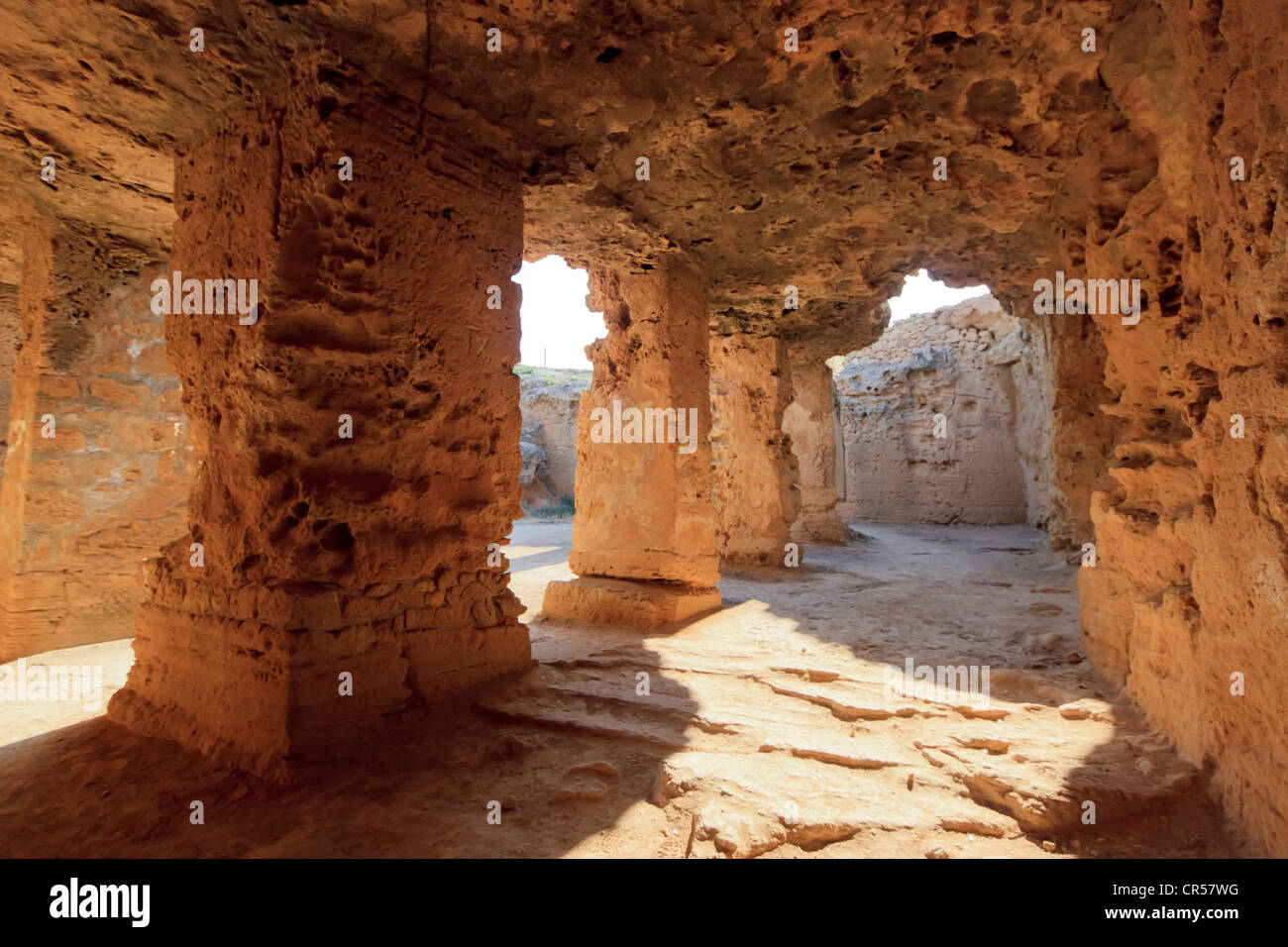 Le Tombeau des rois, Paphos, Chypre Banque D'Images