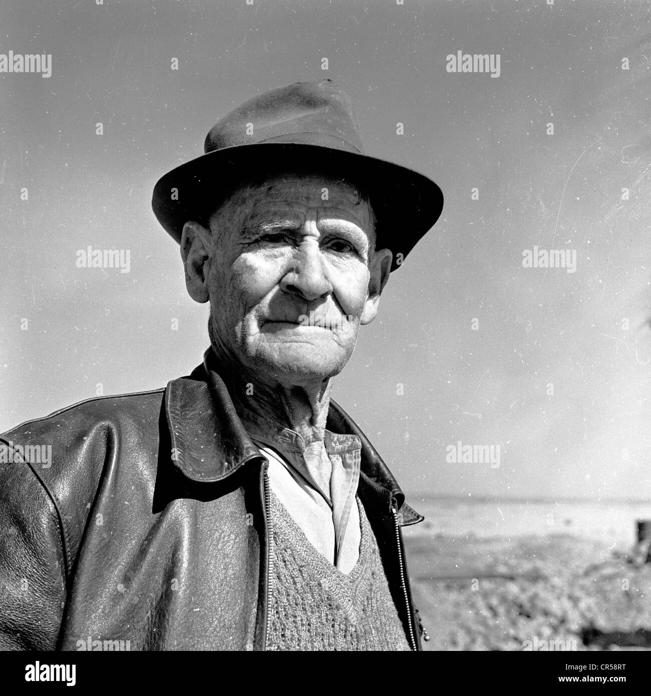 L'Afrique du Sud, années 50. Portrait of a male Afrikaaner. Banque D'Images