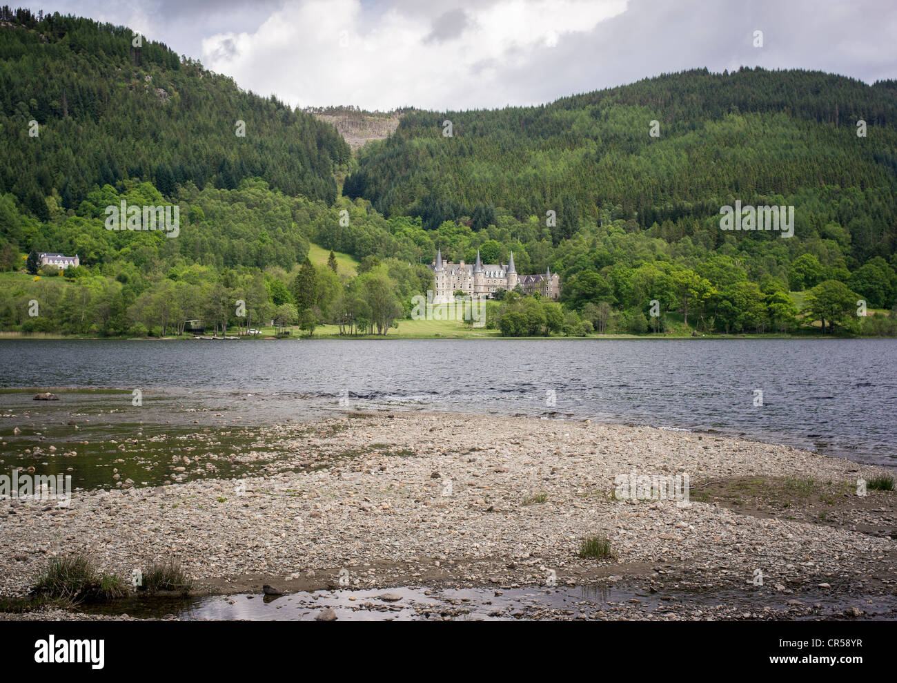 Tigh Mor Trossachs, anciennement les Trossachs Voir Loch Achray, Ecosse. Aujourd'hui partie de la Propriété De Vacances Bond. Banque D'Images