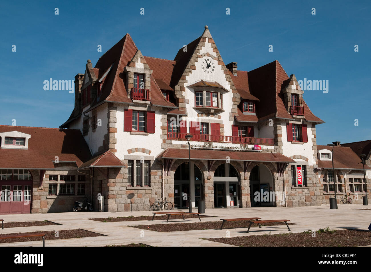 France, Loire Atlantique, La Baule, la gare de La Baule Escoublac Banque D'Images