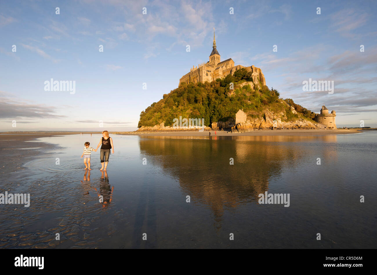 France, Manche, Mont Saint Michel, Patrimoine Mondial de l'UNESCO Banque D'Images