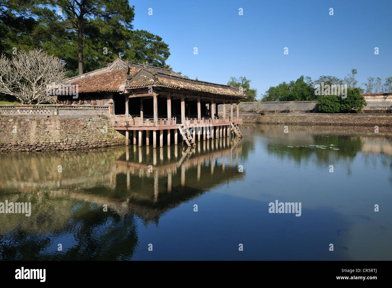 Thé, Lang l'Empereur Tu Duc Hue, mausolée, UNESCO World Heritage Site, au  nord Vietnam, Vietnam, Asie du Sud, Asie Photo Stock - Alamy