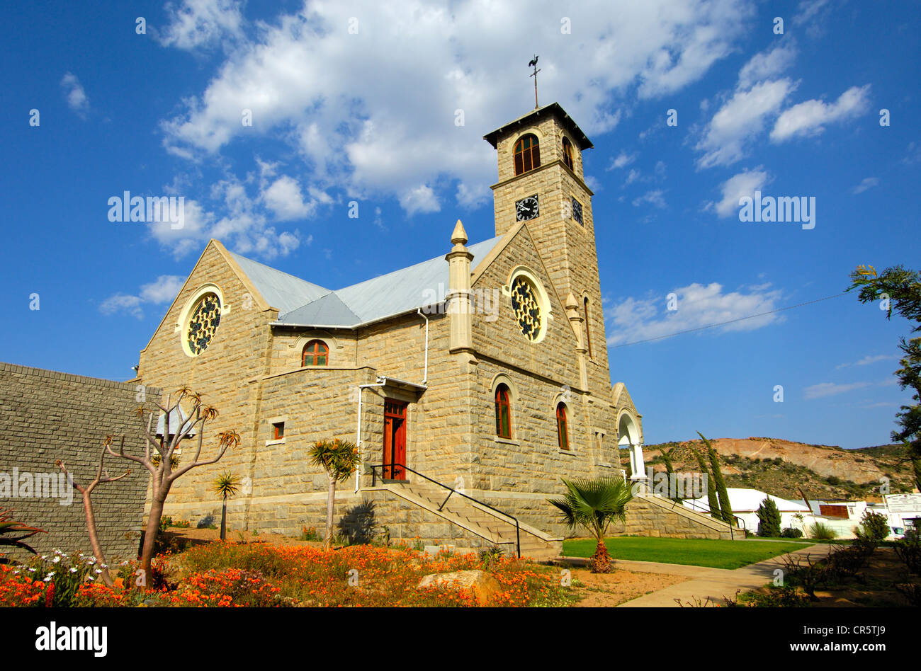 L'Église réformée néerlandaise ou Klipkerk à Springbok, Northern Cape, Afrique du Sud, l'Afrique Banque D'Images
