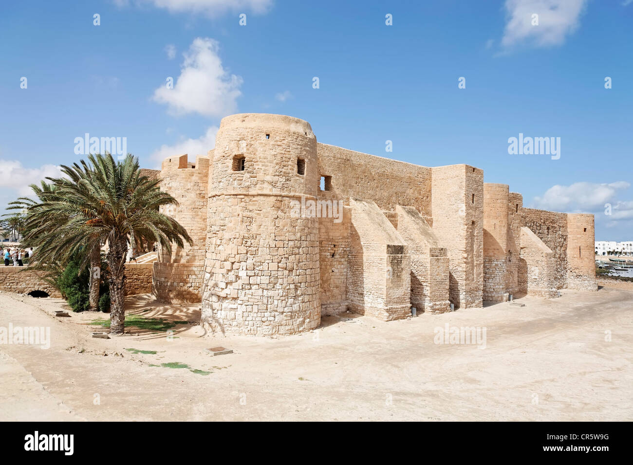 Bordj El Kebir fort à Houmt Souk sur l'île de Djerba, Tunisie, Maghreb, Afrique du Nord, Afrique Banque D'Images