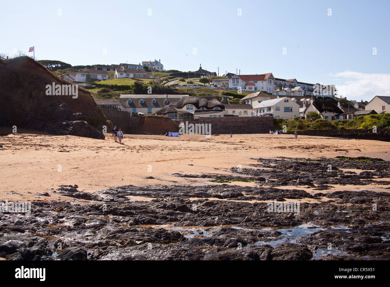 Hope cove, Devon, Angleterre, Royaume-Uni. Banque D'Images