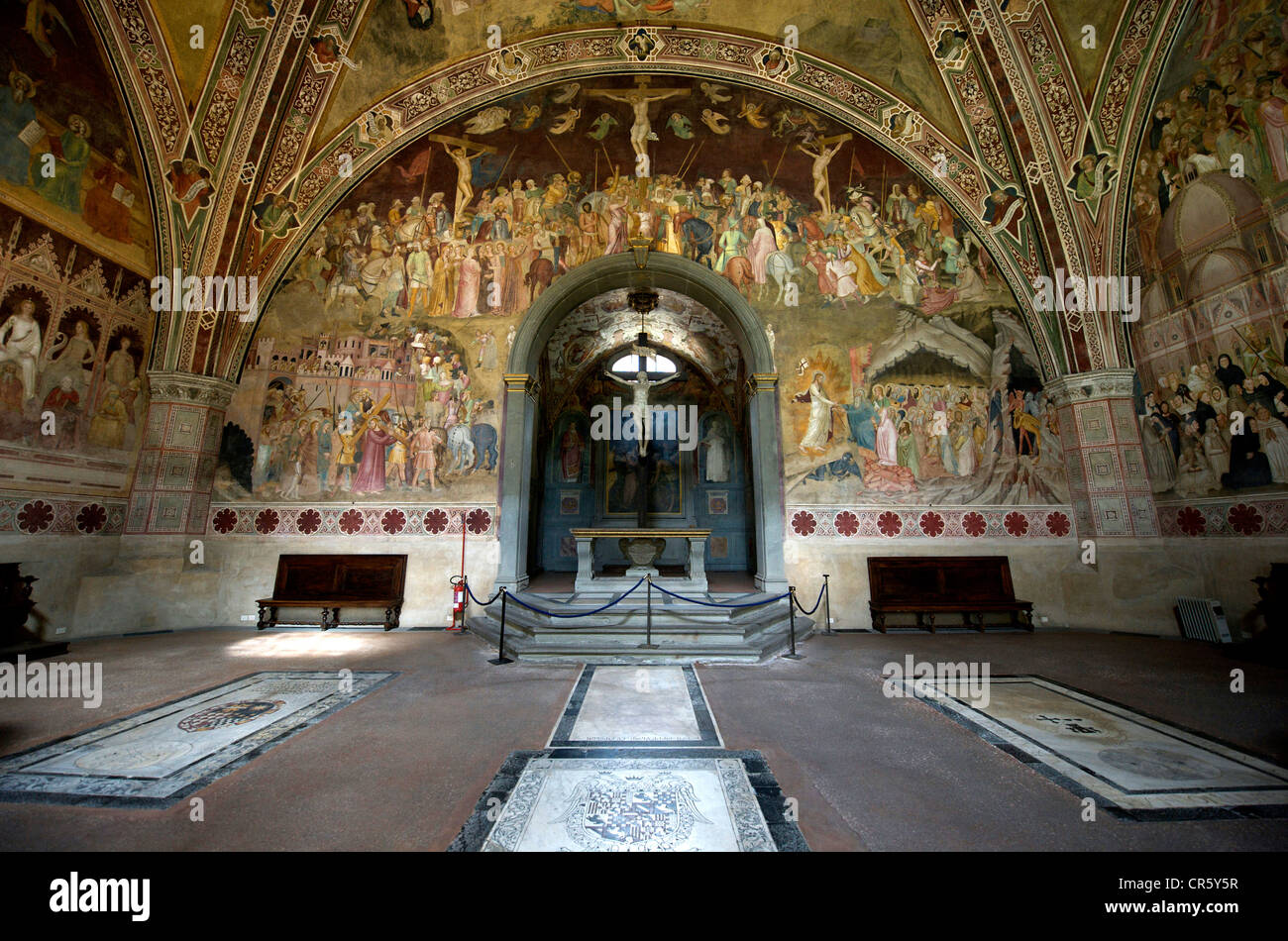 Italie, Toscane, Florence, centre historique Patrimoine Mondial de l'UNESCO, Museo di Santa Maria Novella, la chapelle des Espagnols, la Banque D'Images