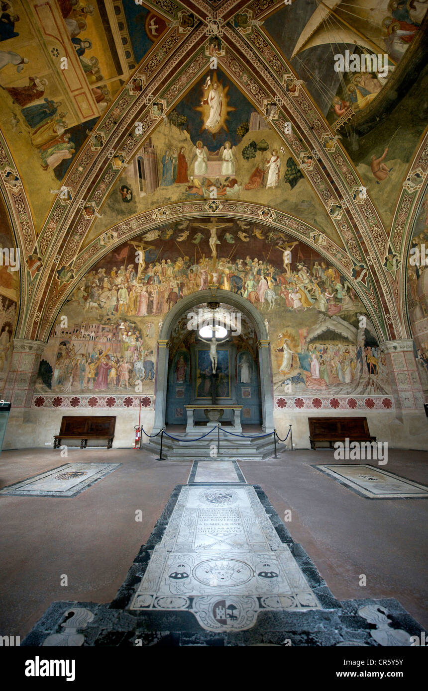 Italie, Toscane, Florence, centre historique Patrimoine Mondial de l'UNESCO, Museo di Santa Maria Novella, la chapelle des Espagnols, la Banque D'Images