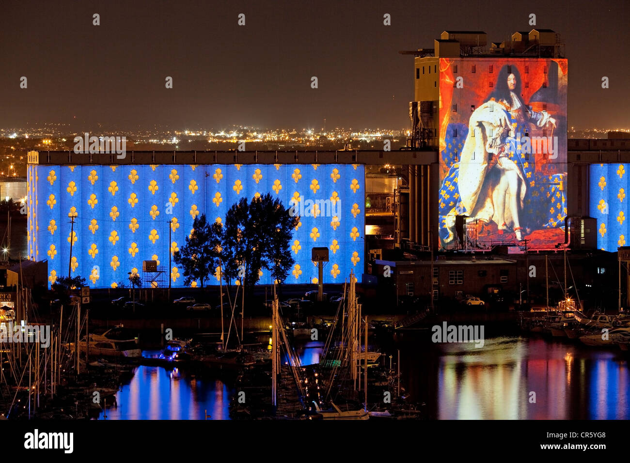 Canada, Québec, province de Québec, le Moulin à Images de Robert Lepage et Ex Machina, projection géante de 600m de long sur 30m Banque D'Images