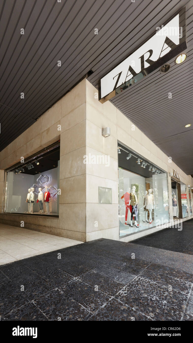 Boutique Zara. Madrid. Espagne Banque D'Images