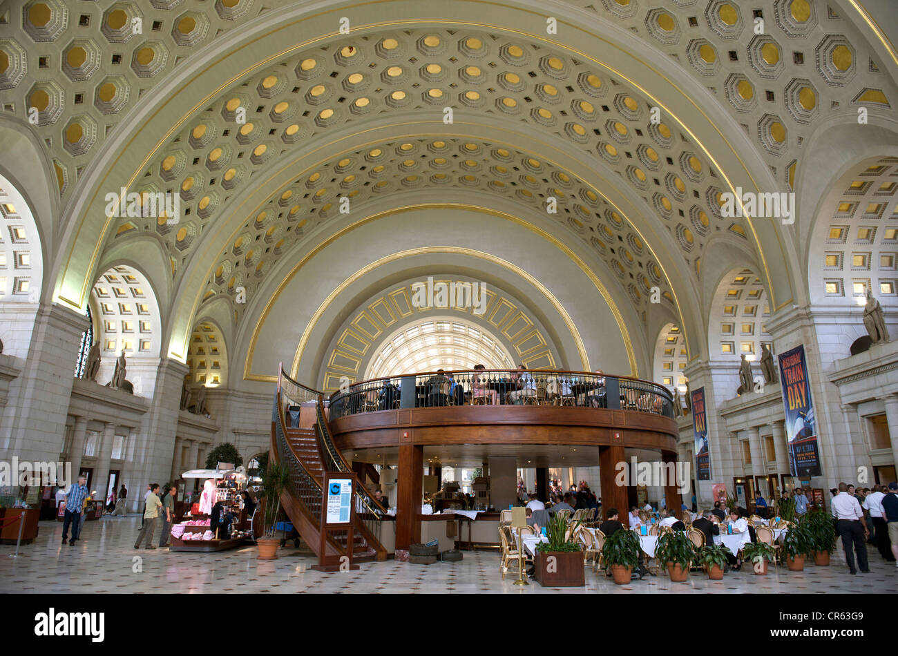 United States, Washington DC, le centre commercial, la gare Union, une des plus belles stations dans le monde Banque D'Images