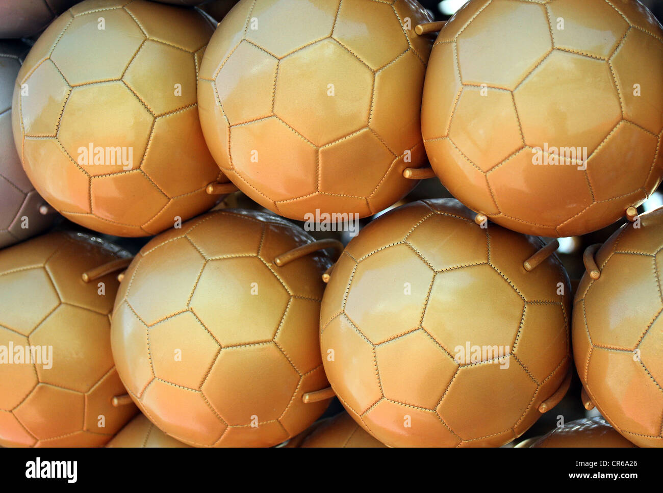Ballons de soccer Banque D'Images