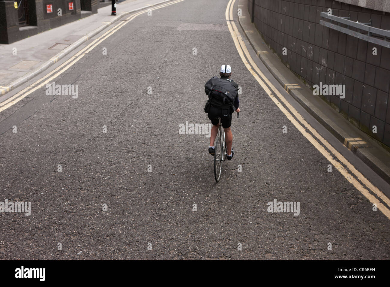 Location Courier Londres Banque D'Images