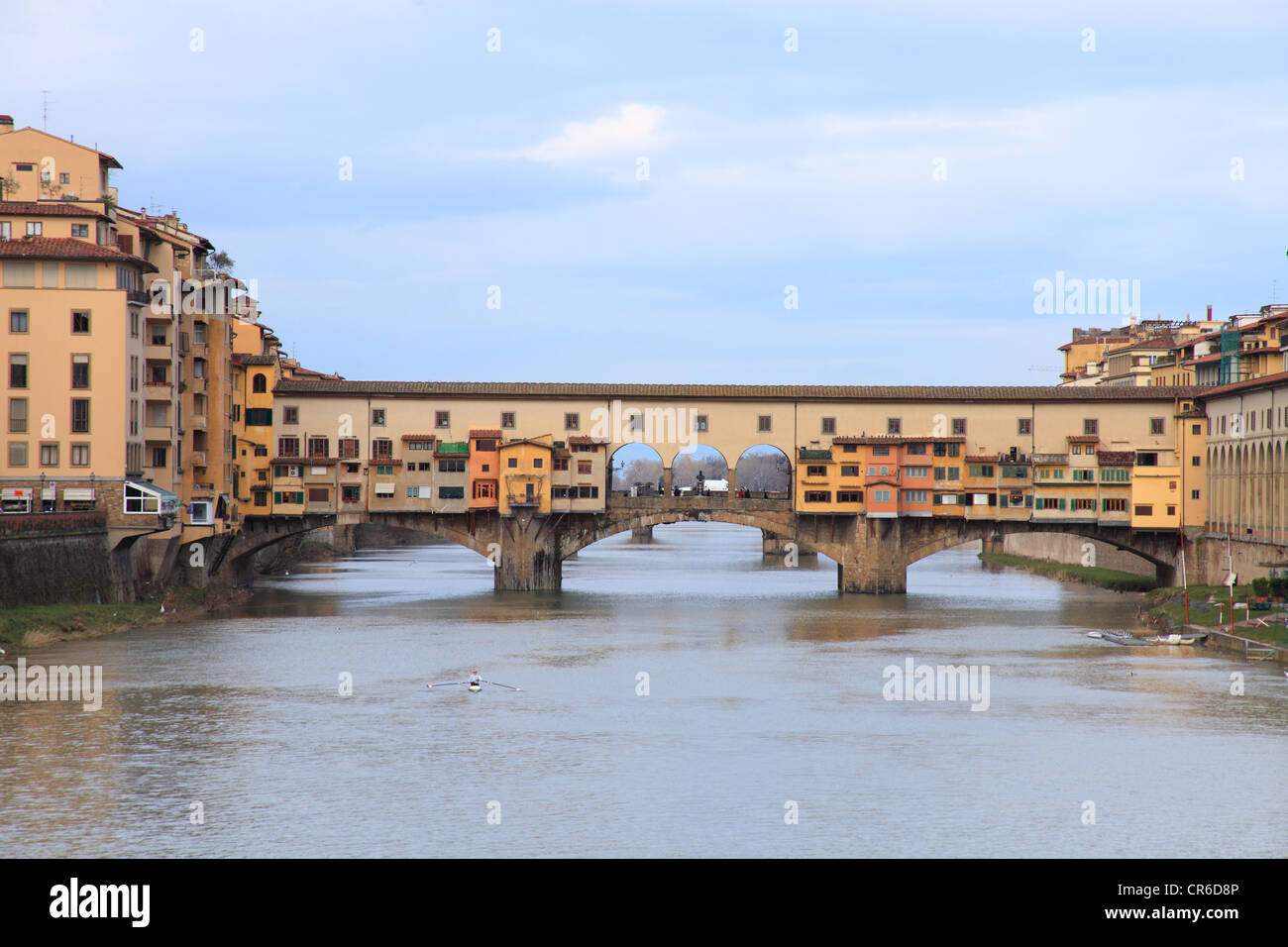 Le Ponte Vecchio à Florence, Italie Banque D'Images