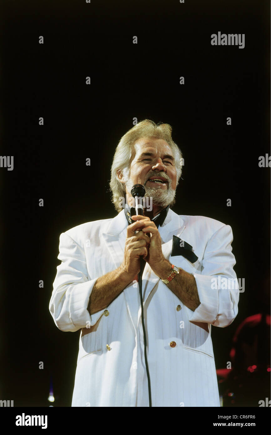 Rogers, Kenny, * 21.8.1938, musicien américain (chanteur de pays), demi-longueur, pendant la musique acte, mai 1991, Banque D'Images