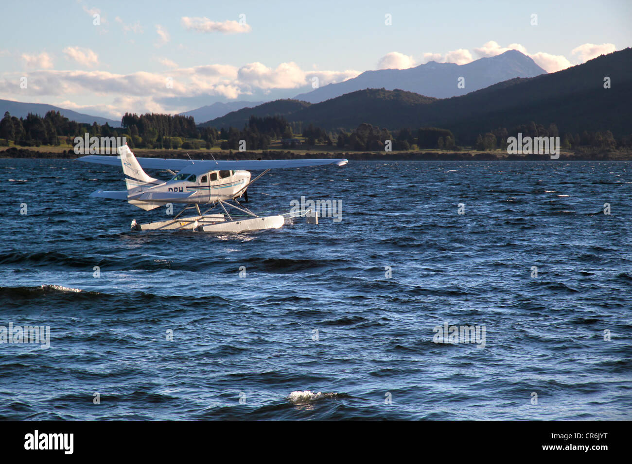Flying Boat sur le lac Te Anau, île du Sud, Nouvelle-Zélande Banque D'Images