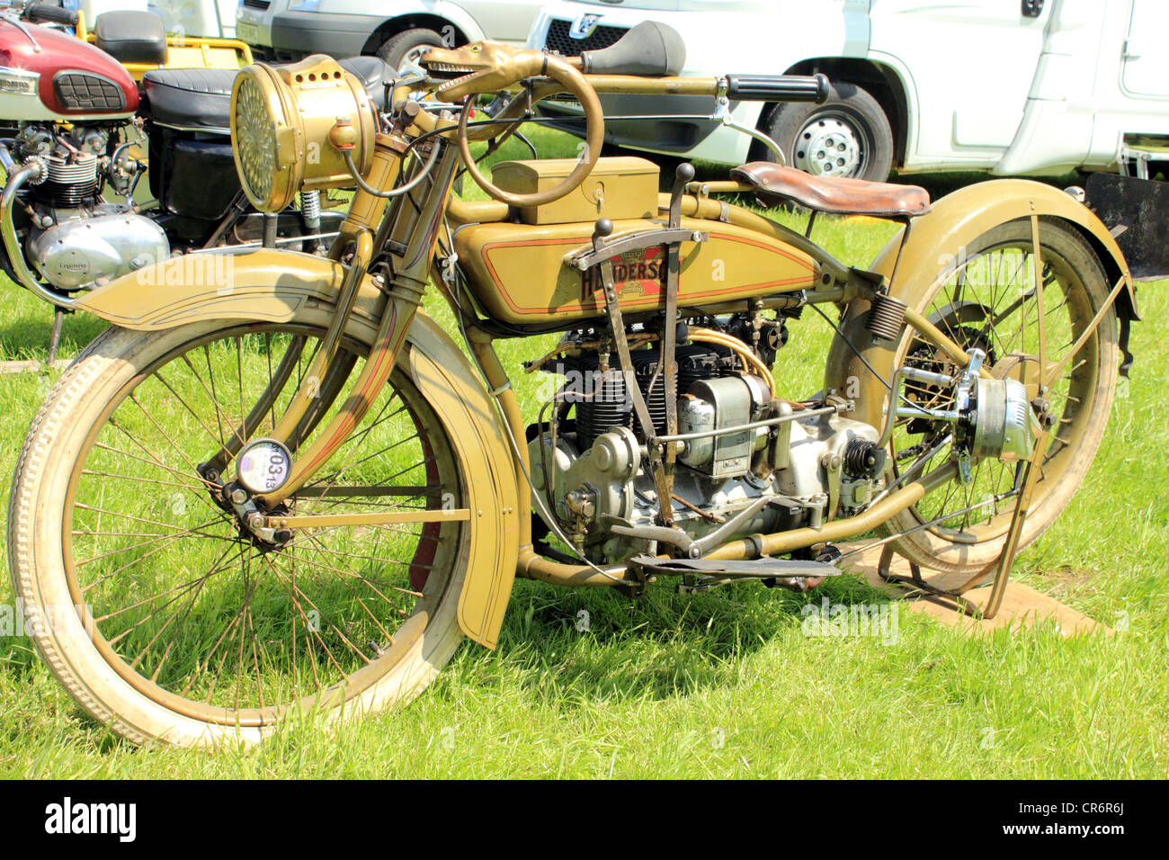 Henderson Excelsior Vintage Classic Moto Banque D'Images