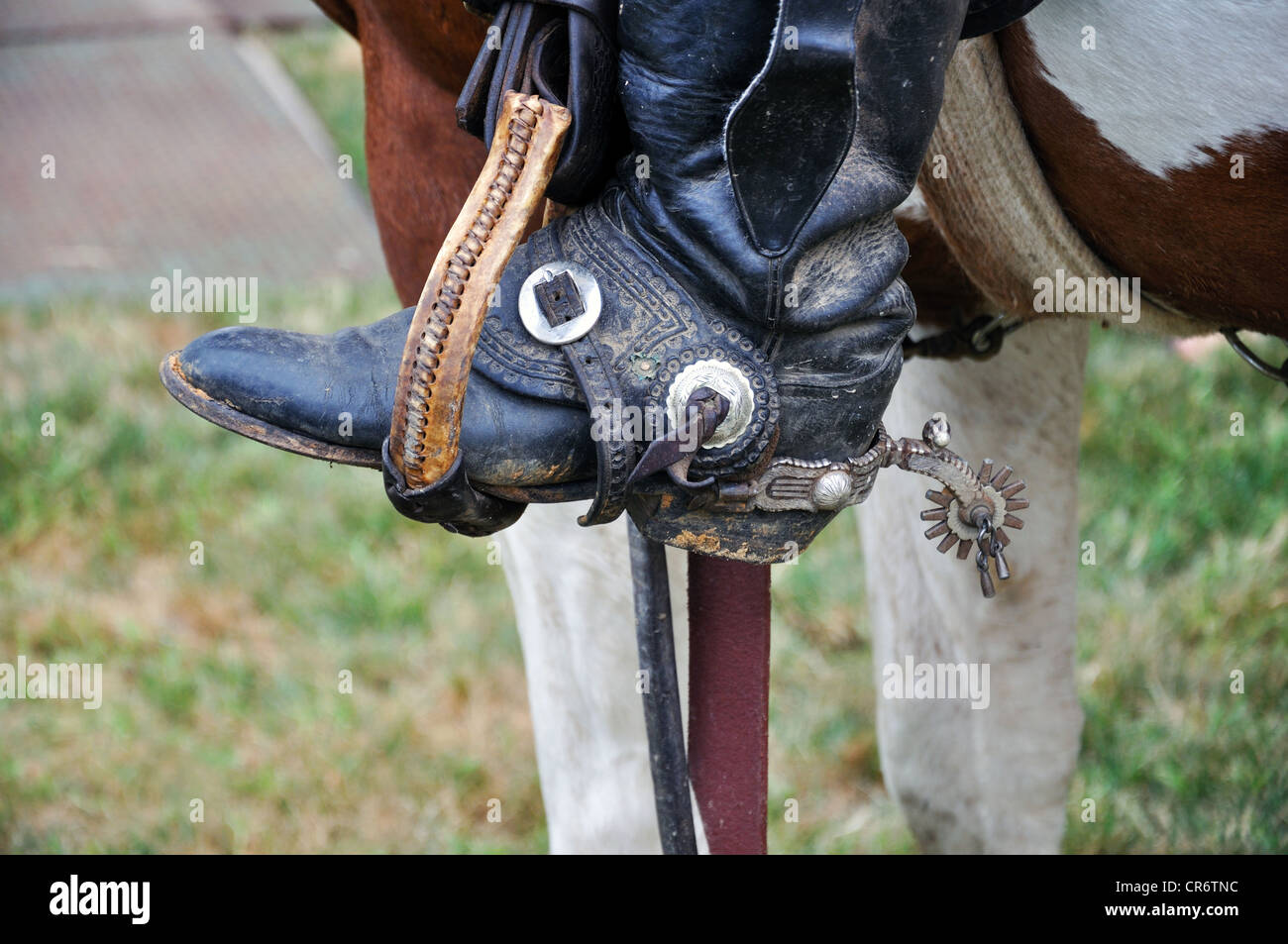 Bottes De Cowboy Et Éperons Photo stock - Image: 5059882