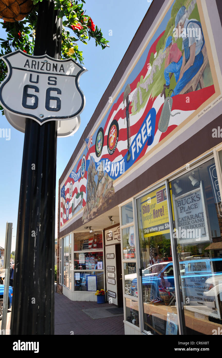 Cadeaux à Williams, Arizona, USA Banque D'Images
