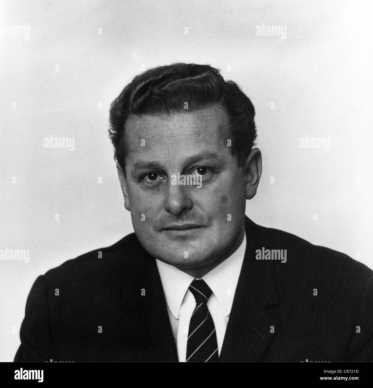 Streibl, Max, 6.1.1932 - 11.12.1998, politicien allemand (CDU), Secrétaire général de l'Union chrétienne-sociale (Union Christlich Soziale, CDU) 1967 - 1971, portrait, 1960, Banque D'Images