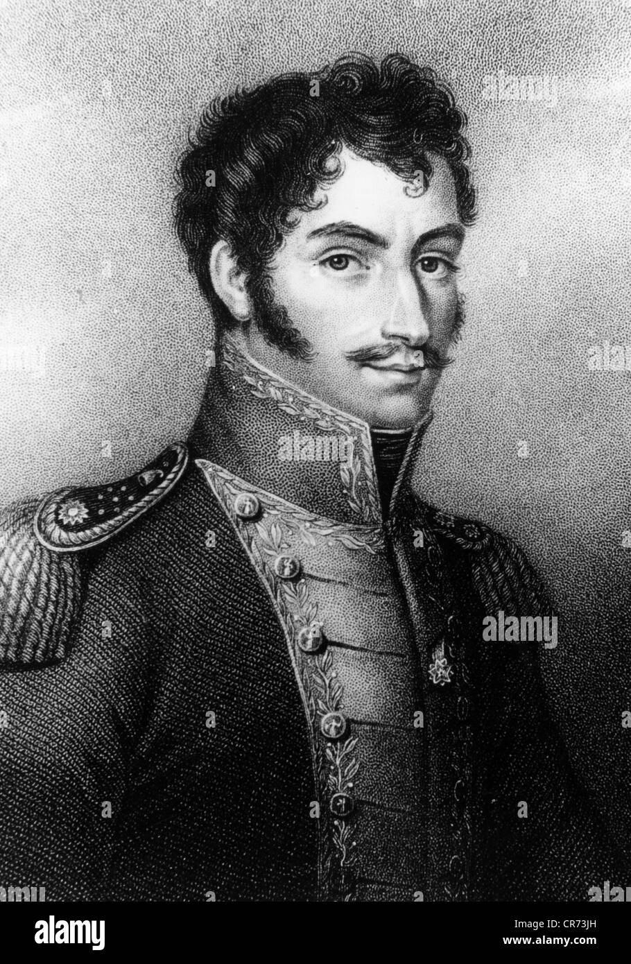 Bolivar, Simon, 24.7.1783 - 17.12.1830, héros général et national d'Amérique du Sud, portrait, lithographie, 1ère moitié du 19ème siècle, , Banque D'Images