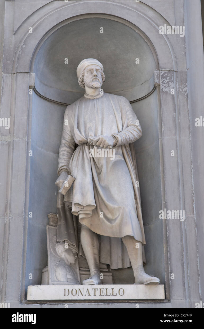 Donatello, vers 1386 - 13.12.1466, sculpteur italien, statue, Uffizi, Florence, Italie, Banque D'Images