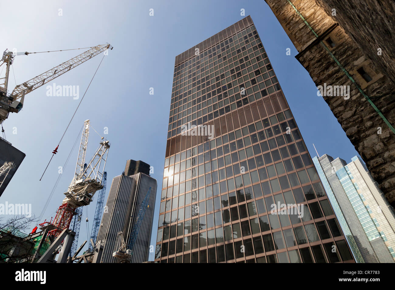 Le Leadenhall Building - râpe à fromage - site de construction 2, City of London Banque D'Images