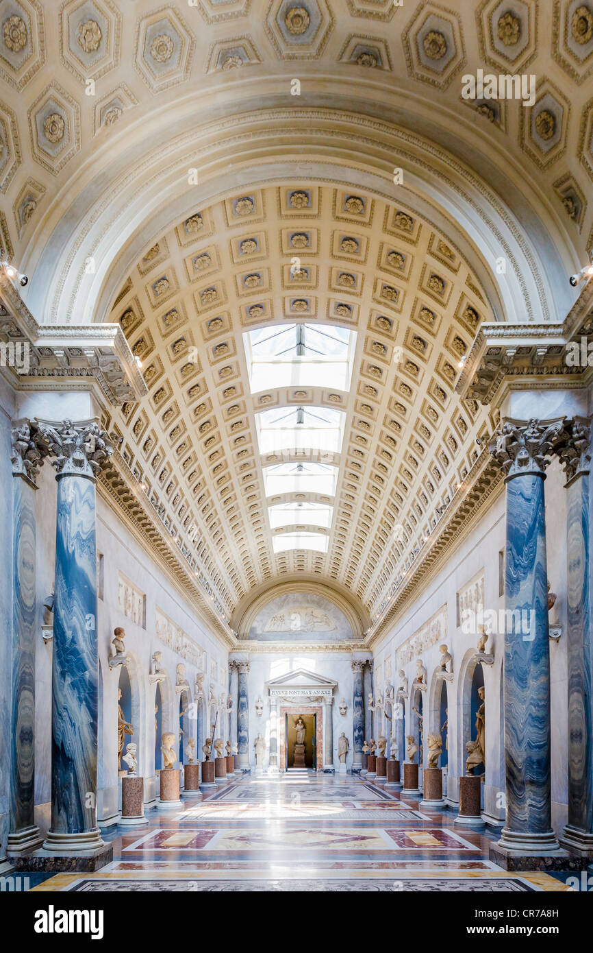 La nouvelle aile, Braccio Nuovo , dans les Musées du Vatican, Rome, Italie Banque D'Images