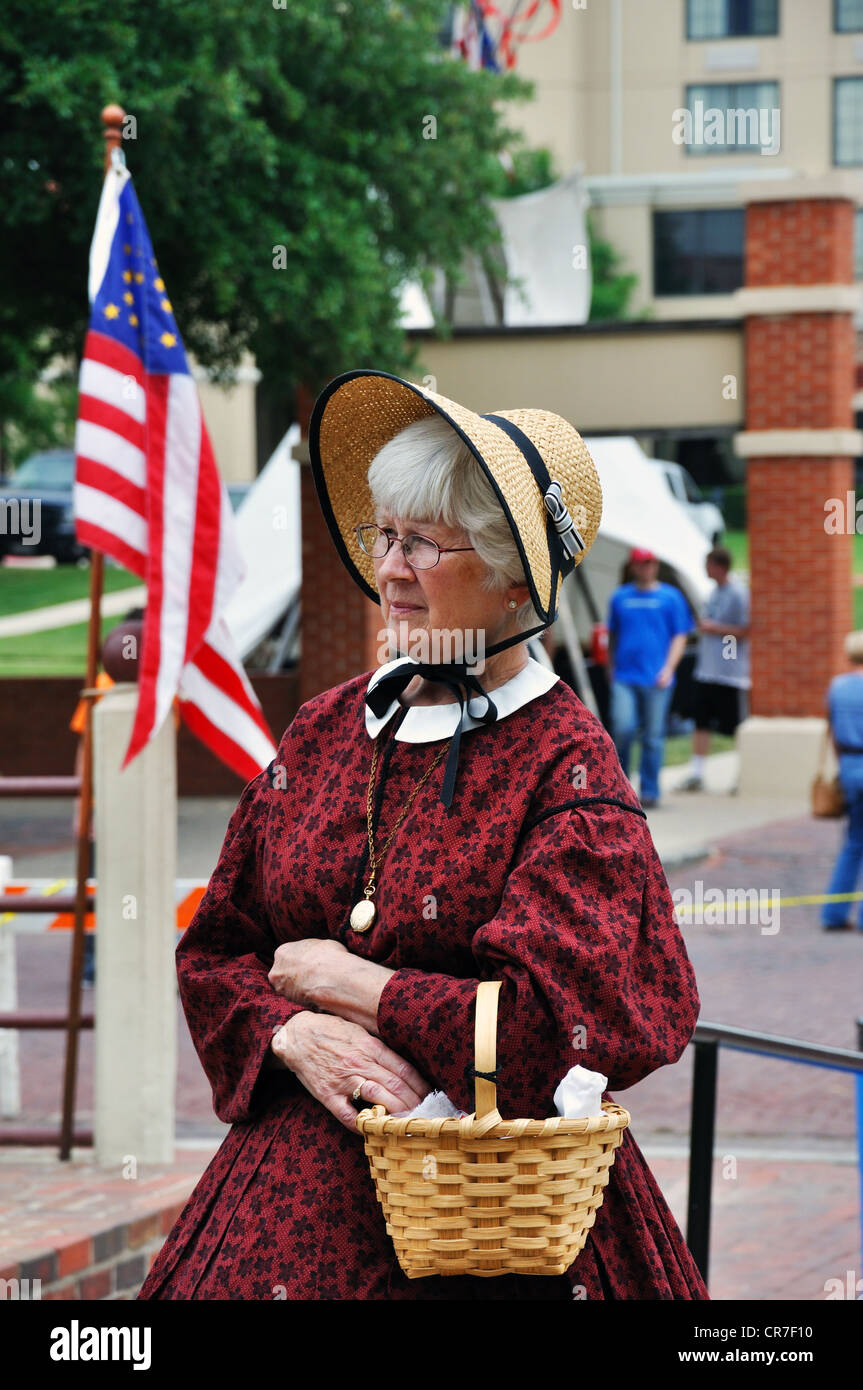 Old West Reenactment à Fort Worth, Texas, USA Banque D'Images