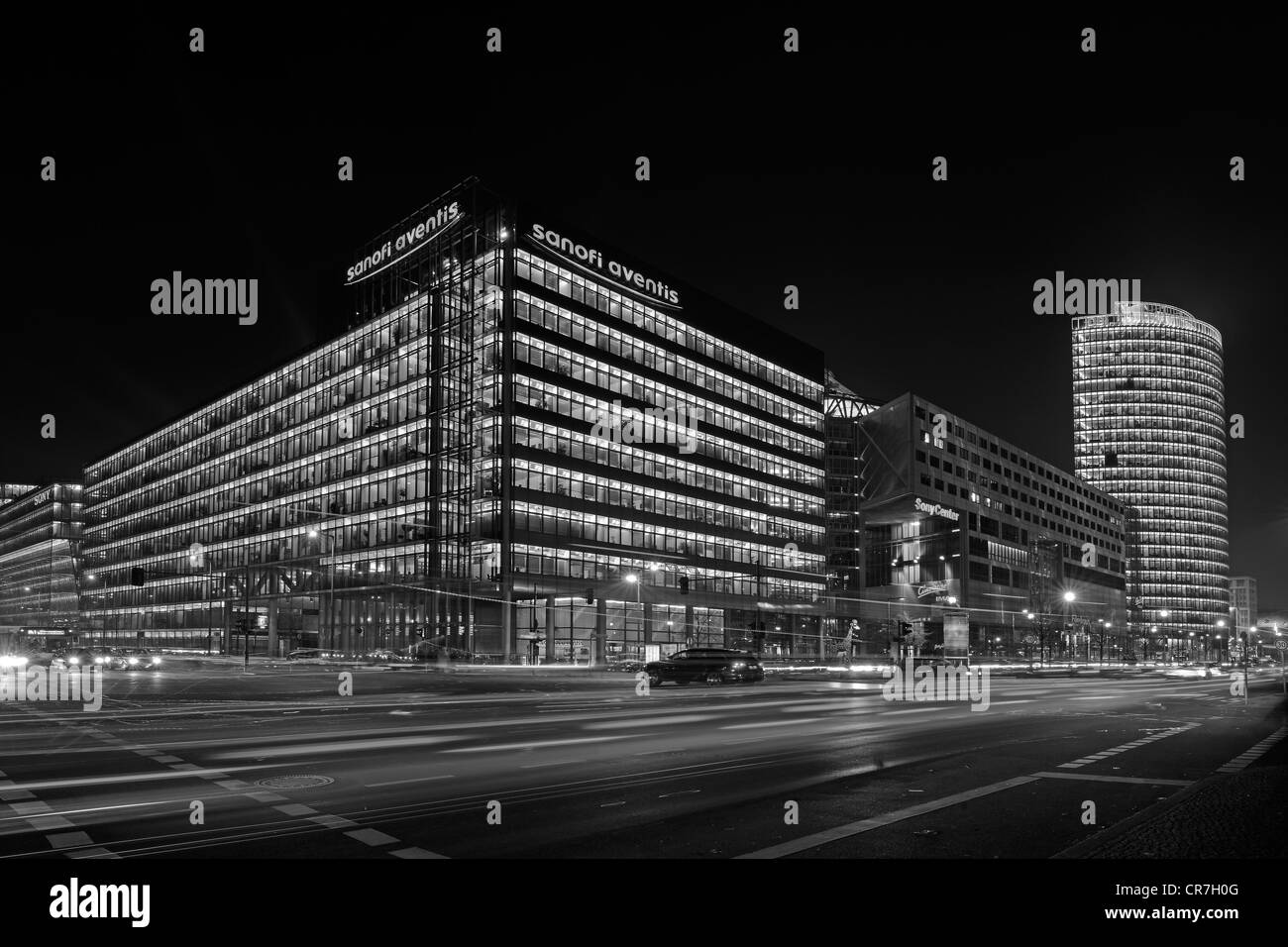 Le complexe hôtelier du Sony Center, Potsdamer Platz, Berlin, Germany, Europe Banque D'Images