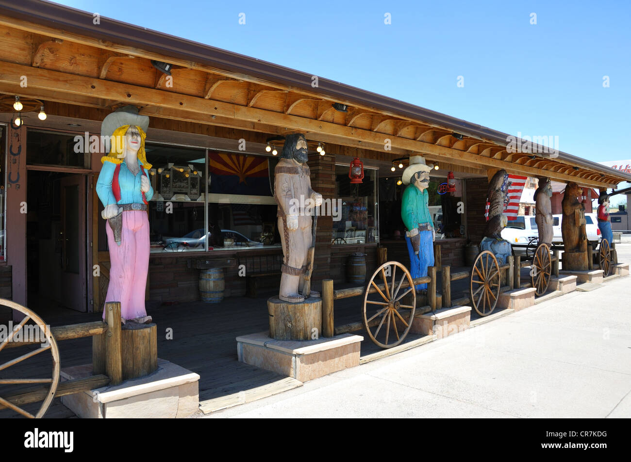 Native American store à Williams, Arizona (vieille ville) Route 66 Banque D'Images