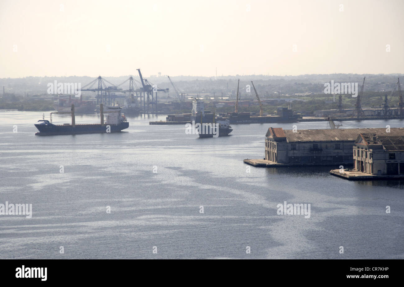 Port de la Havane Banque D'Images