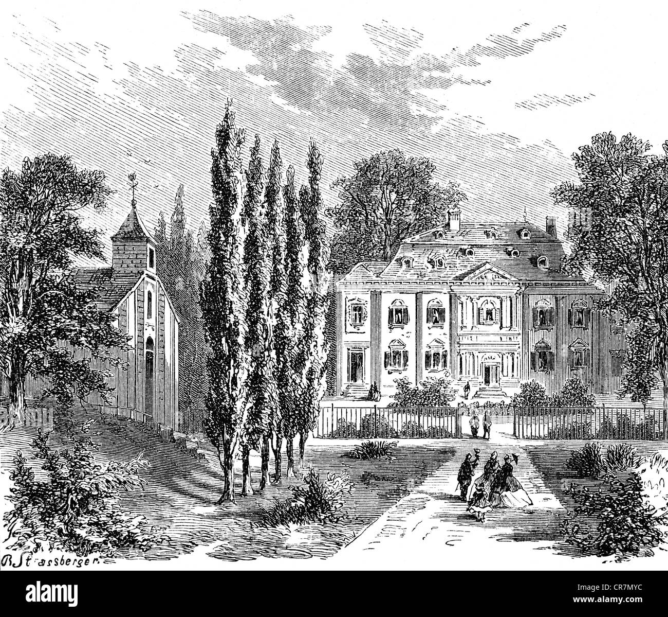 Chateau français 19e siècle Banque de photographies et d’images à haute