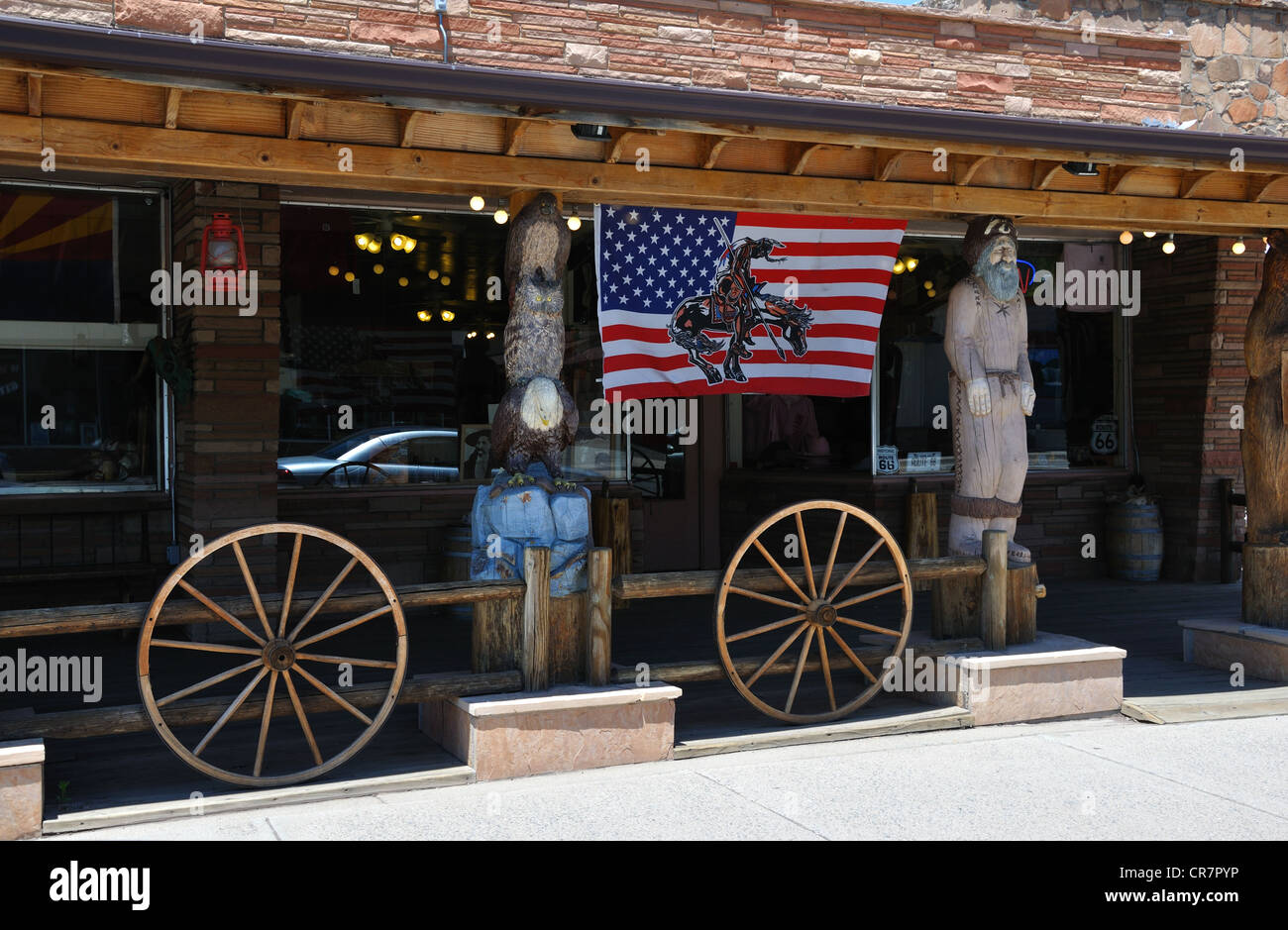 Native American store à Williams, Arizona (vieille ville) Route 66 Banque D'Images