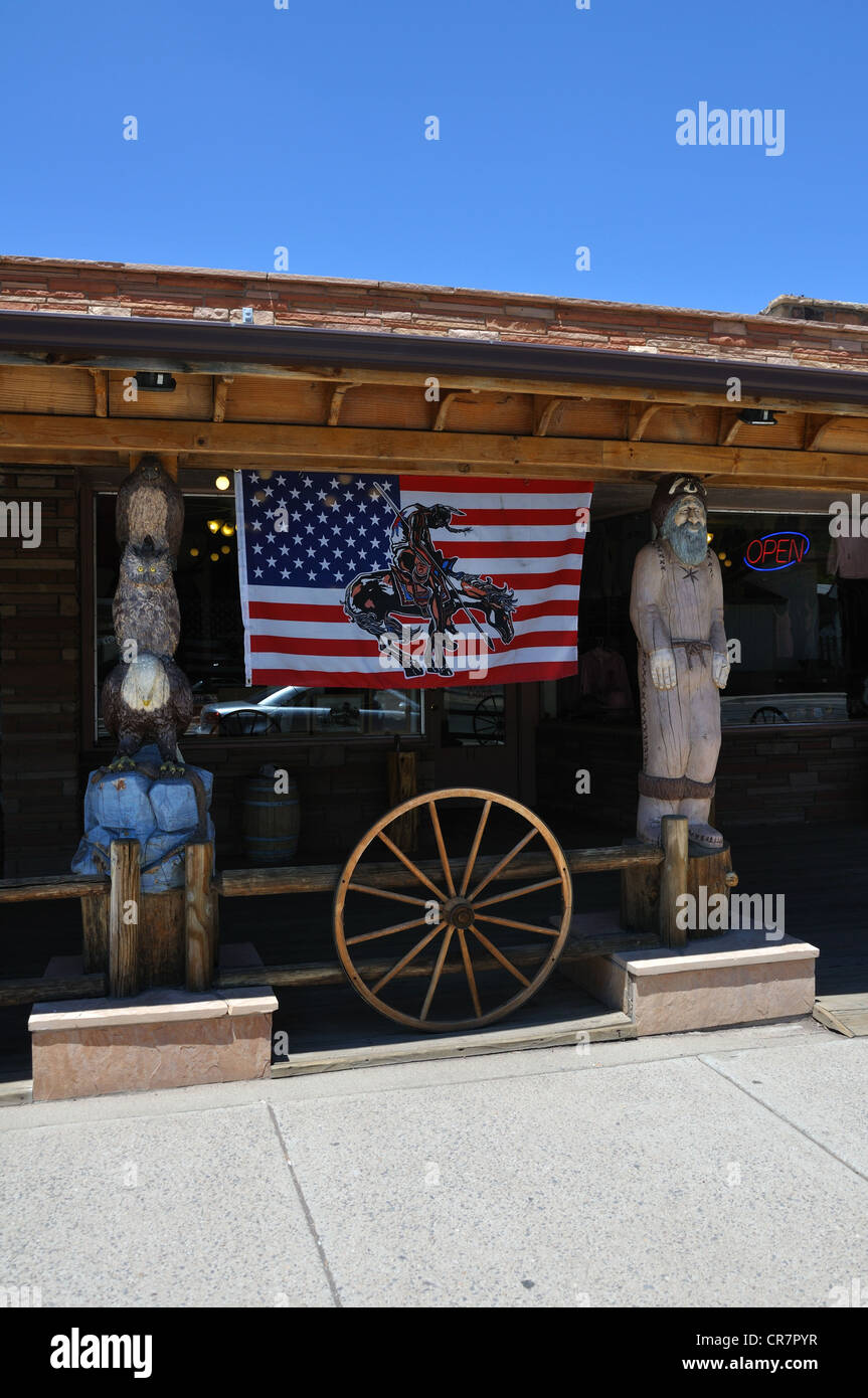 Native American store à Williams, Arizona (vieille ville) Route 66 Banque D'Images