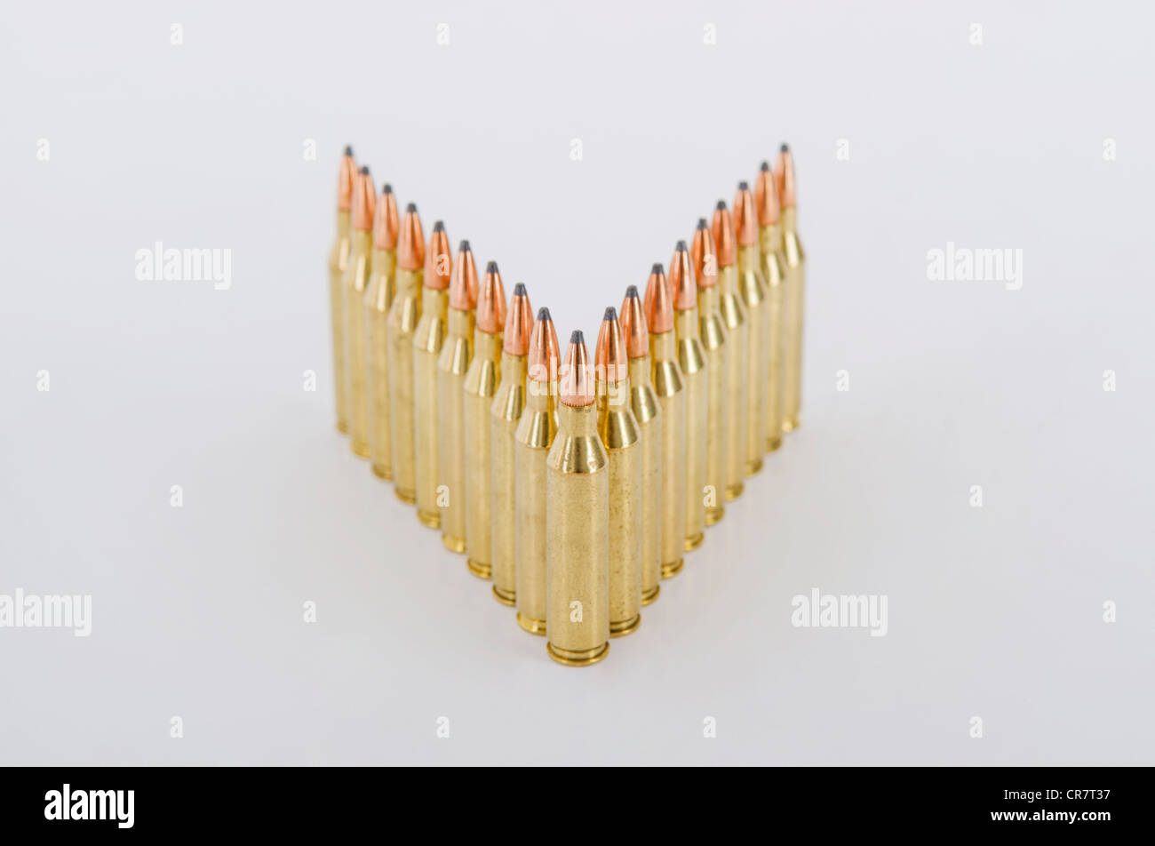 Des munitions de fusil Banque D'Images