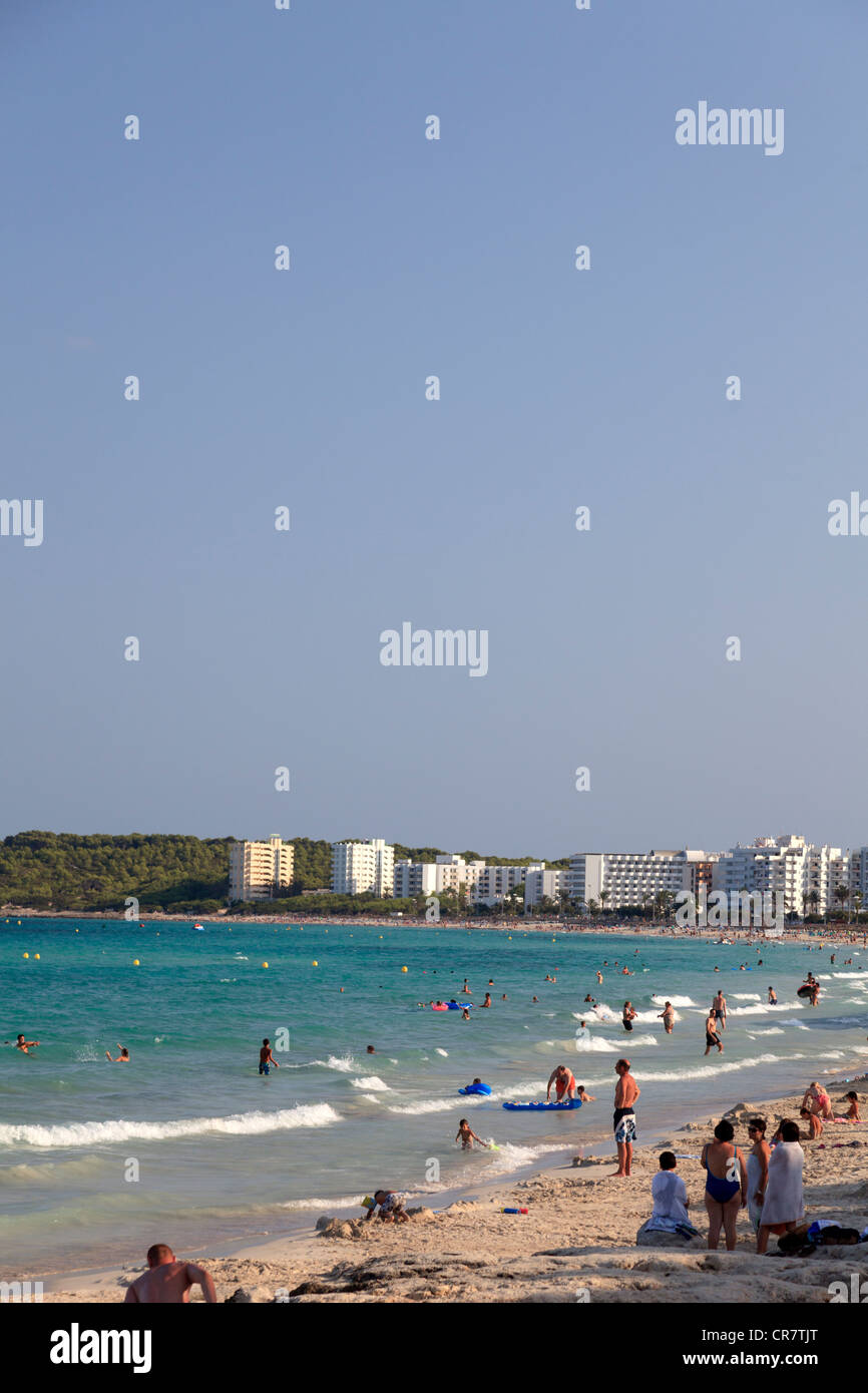 L'Espagne, Îles Baléares, Mallorca, Cala Millor Banque D'Images