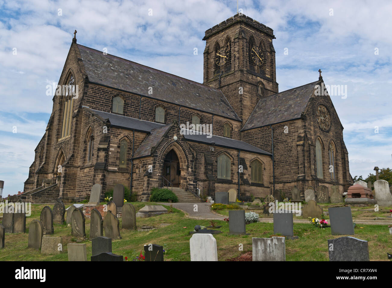 St Hilary's Church, Wallasey est dans la ville de Wallasey, Wirral, Angleterre. Banque D'Images